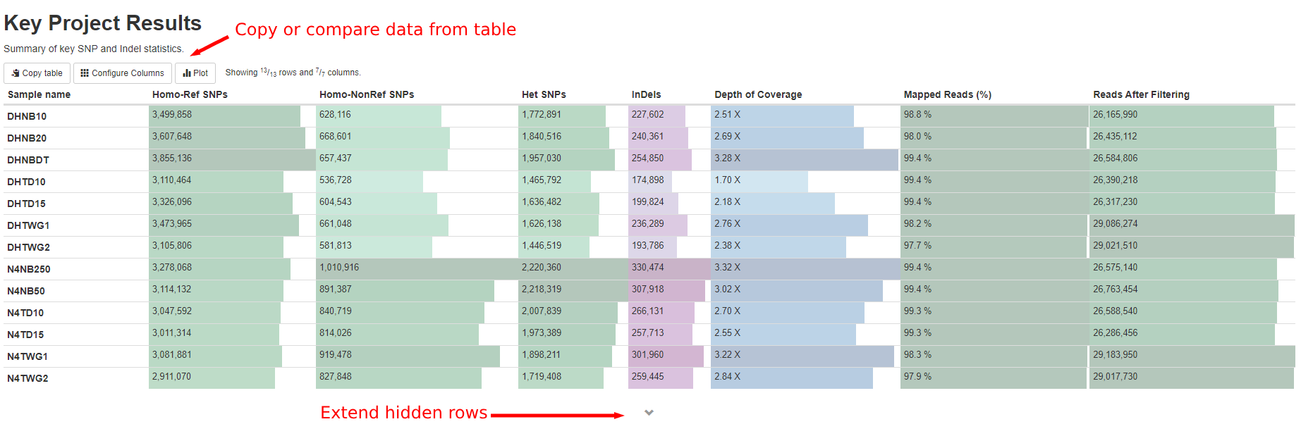 key-metrics-table